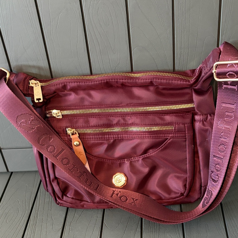 Maroon Crossbody Bag